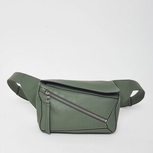 LOEWE | Army Green Puzzle Small Bum Bag